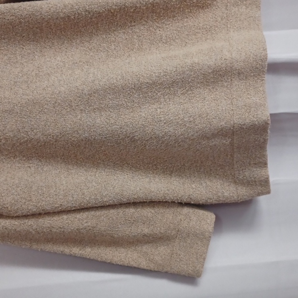Thread & Supply Vita Oatmeal Boucle Open Front Cardigan Jacket Size XL Coatigan - Picture 11 of 15